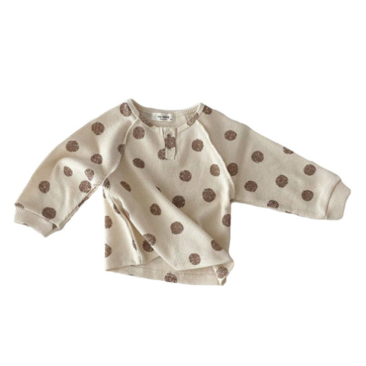 Fashion Baby Kid Unisex Striped Polka dots Tops