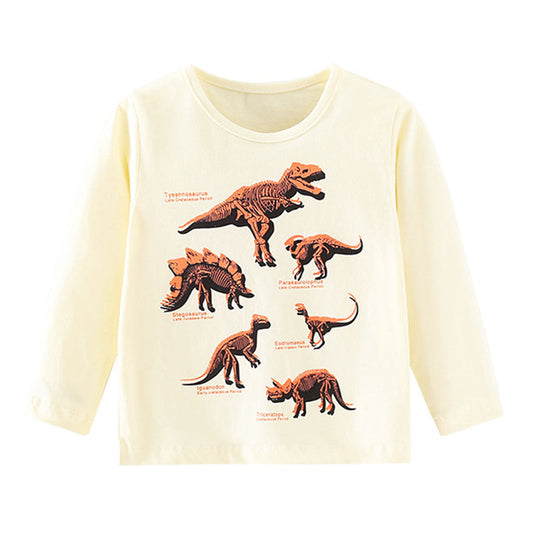 Baby Kid Boys Dinosaur Tops