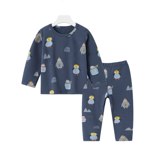 Cute Kid Unisex Cartoon Sleepwears