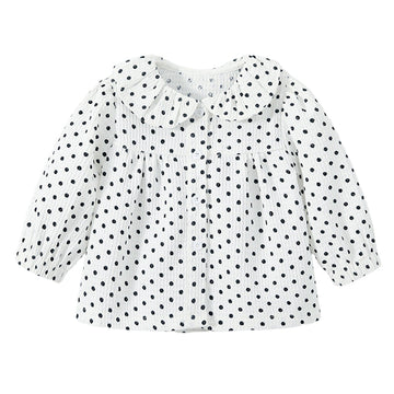 Baby Kid Girls Polka dots Print Tops