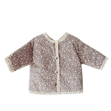 Baby Kid Girls Flower Jackets Outwears