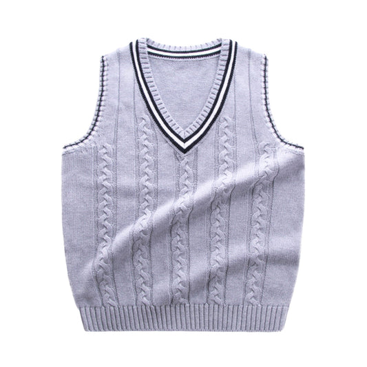 Kid Boys Solid Color Vests Waistcoats