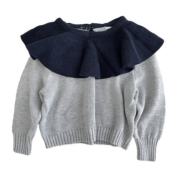 Baby Kid Girls Color-blocking Sweaters Knitwear