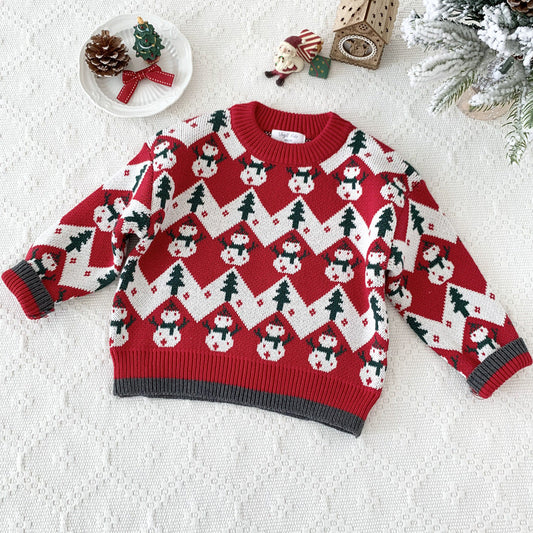 Baby Kid Girls Cartoon Crochet Sweaters Knitwear