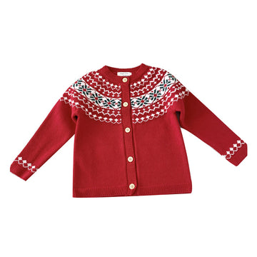 Baby Kid Girls Crochet Cardigan Knitwear