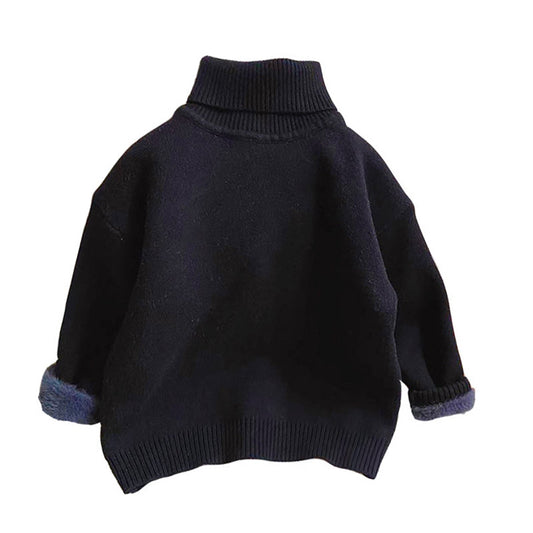 Baby Kid Boys Solid Color Sweaters Knitwear