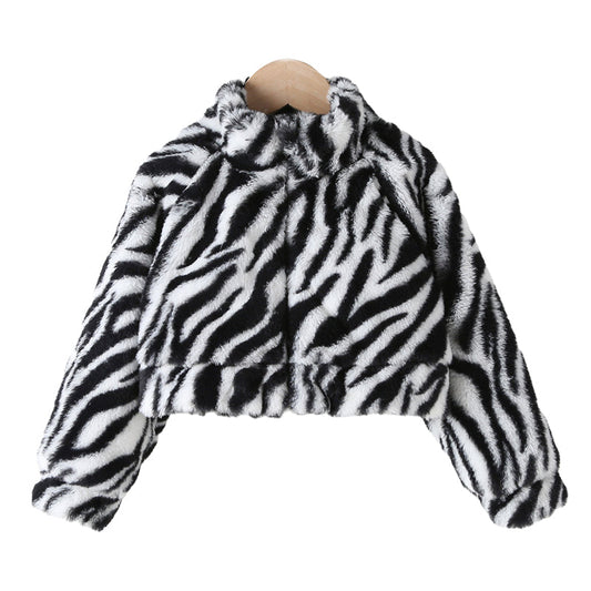 Baby Kid Girls Leopard print Jackets Outwears