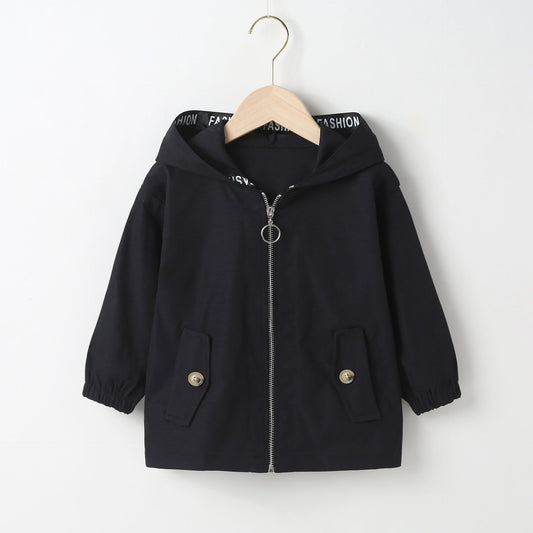 Baby Kid Boys Letters Coats