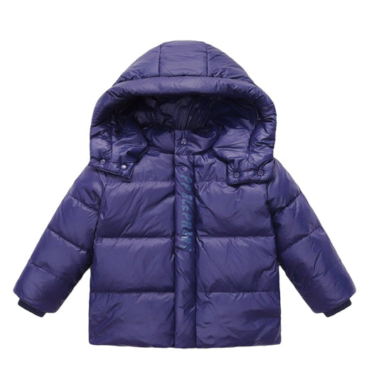 Kid Unisex Solid Color Jackets Outwears