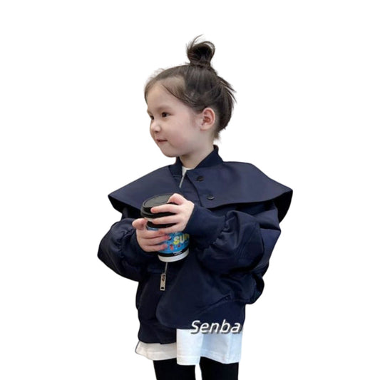 Kid Big Kid Girls Solid Color Jackets Outwears