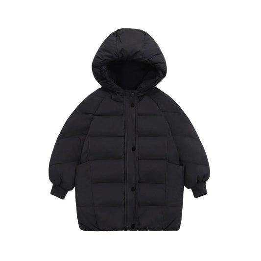 Kid Big Kid Unisex Solid Color Coats