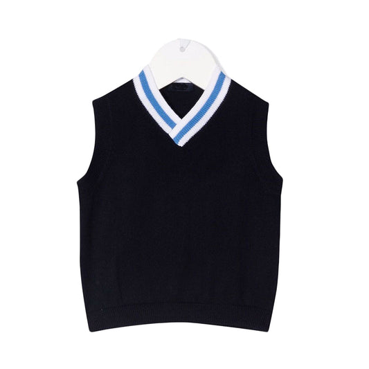 Baby Kid Boys Solid Color Crochet Vests Waistcoats