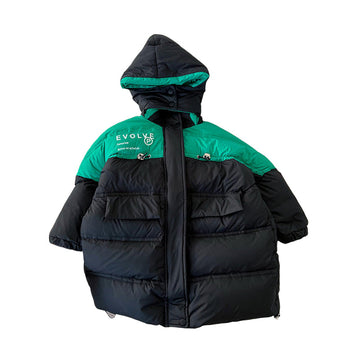 Baby Kid Boys Letters Color-blocking Coats