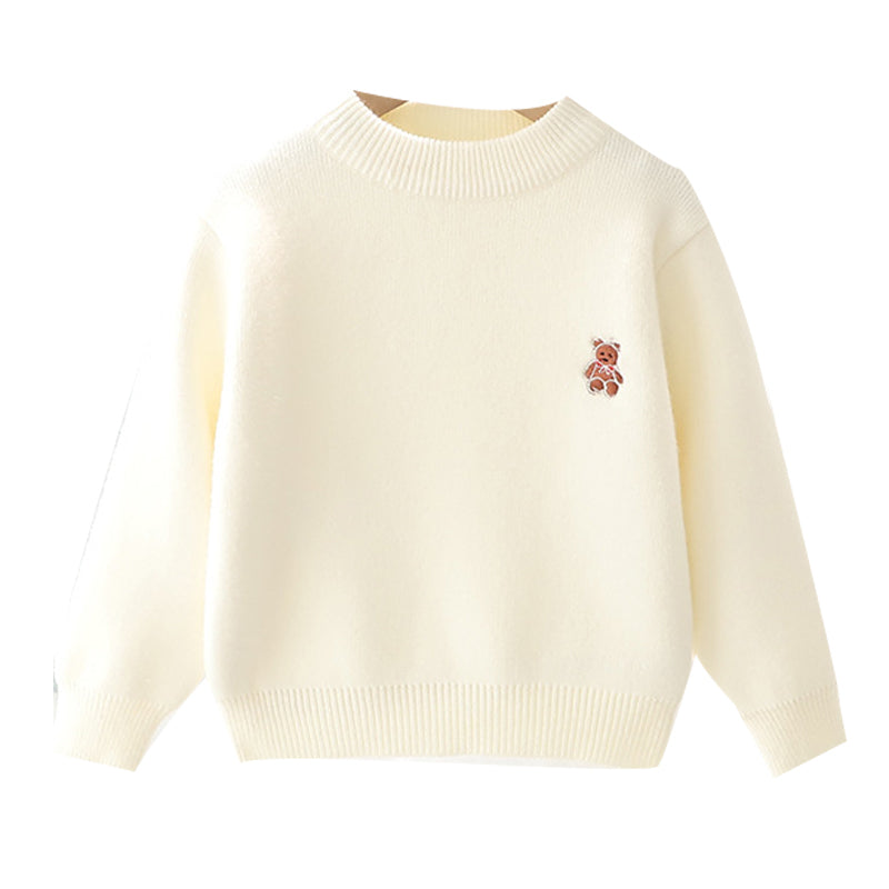 Baby Kid Unisex Cartoon Crochet Embroidered Sweaters