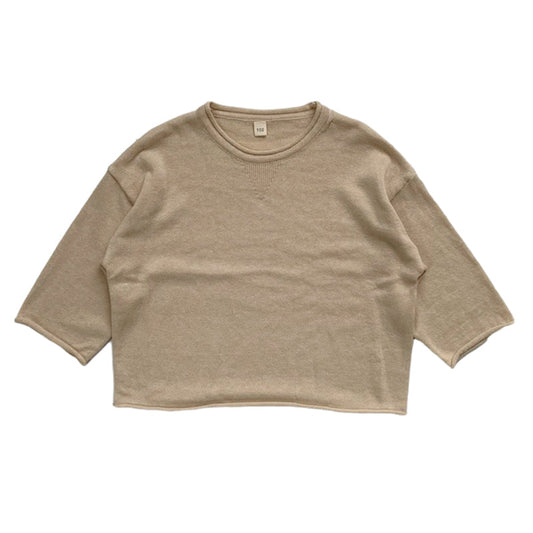 Baby Kid Unisex Solid Color Sweaters