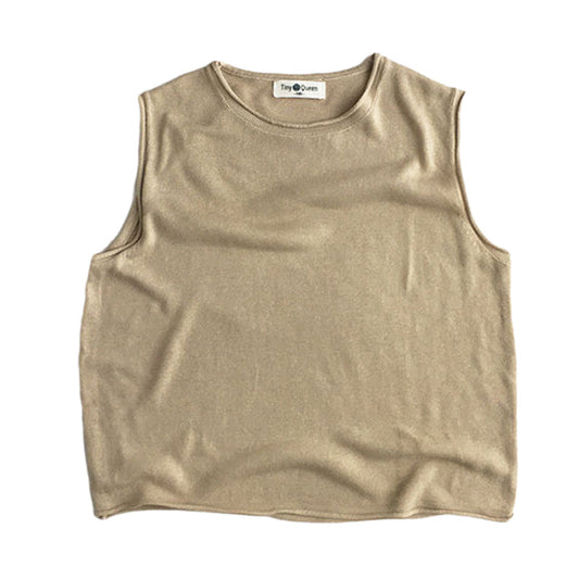 Baby Kid Unisex Solid Color Tank Tops And Shorts