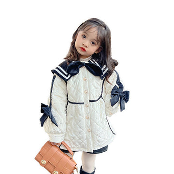 Baby Kid Big Kid Girls Bow Coats