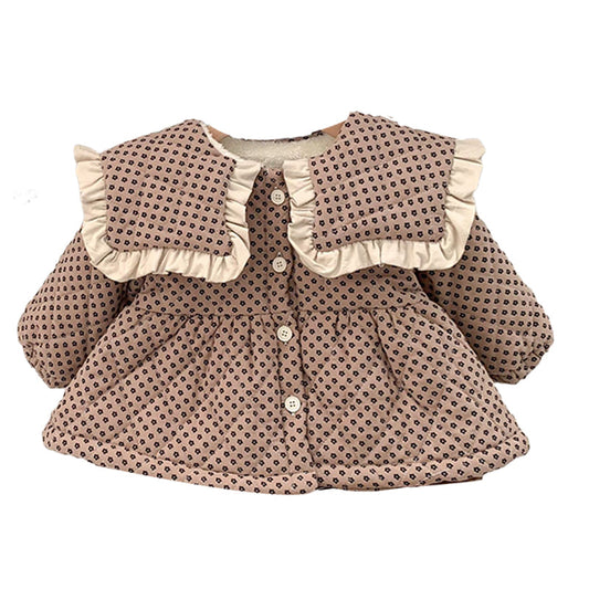 Baby Kid Girls Star Bow Coats