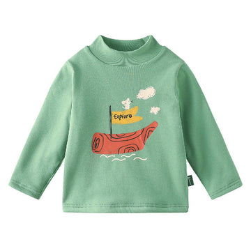 Baby Kid Unisex Animals Cartoon Print Tops