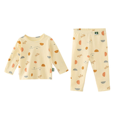 2 Pieces Set Baby Kid Girls Cartoon Print Tops And Pants