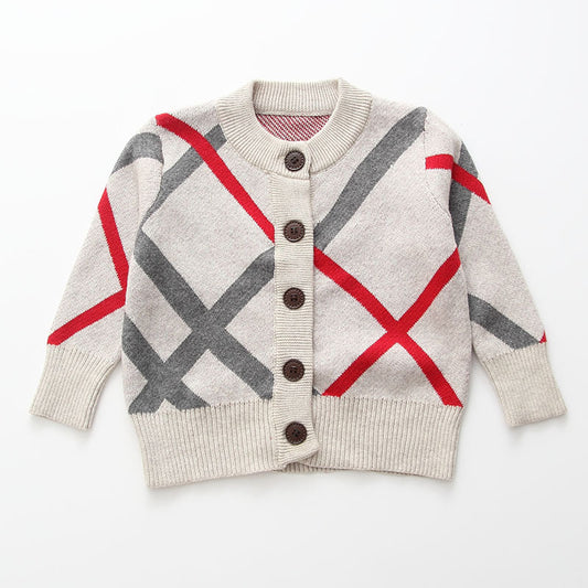 Baby Kid Boys Print Cardigan