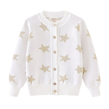 Baby Kid Unisex Star Cardigan