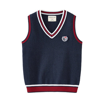 Kid Big Kid Unisex Color-blocking Crochet Vests Waistcoats