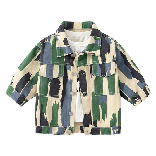 Baby Kid Boys Camo Jackets Outwears