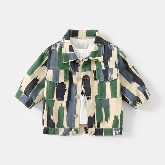 Baby Kid Boys Camo Jackets Outwears