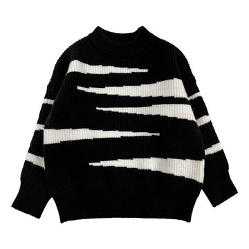 Baby Kid Boys Zebra Print Sweaters