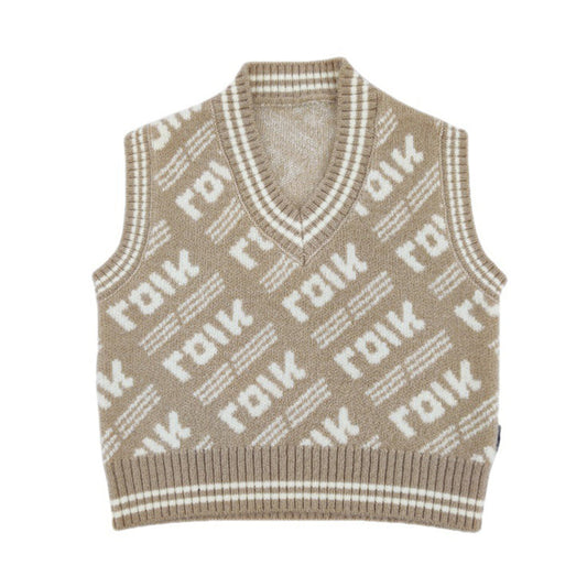 Baby Kid Big Kid Unisex Solid Color Crochet Vests Waistcoats