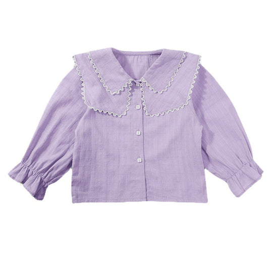 Baby Kid Girls Lace Tops