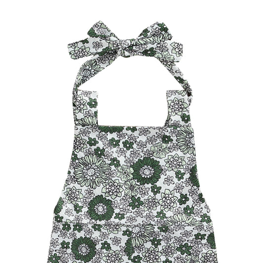 Baby Kid Girls Print Jumpsuits