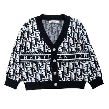 Baby Kid Unisex Letters Crochet Graphic Cardigan