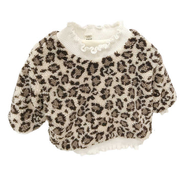 Fashion Baby Kid Girls Leopard print Tops