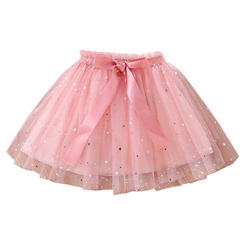 Baby Kid Girls Star Bow Skirts
