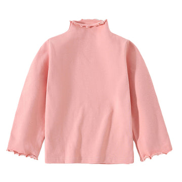 Baby Kid Girls Solid Color Tops