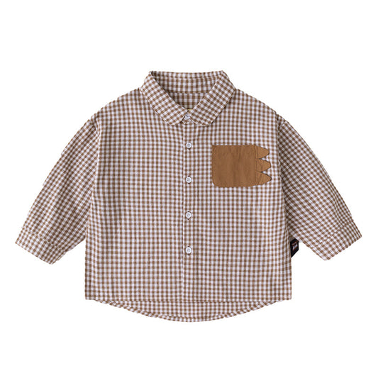 Baby Kid Boys Checked Shirts