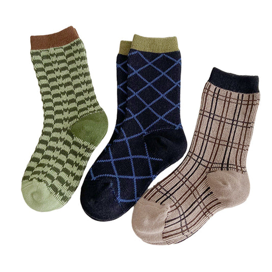 Boys Checked Accessories Socks