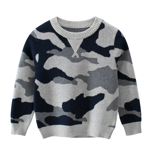 Baby Kid Boys Camo Sweaters