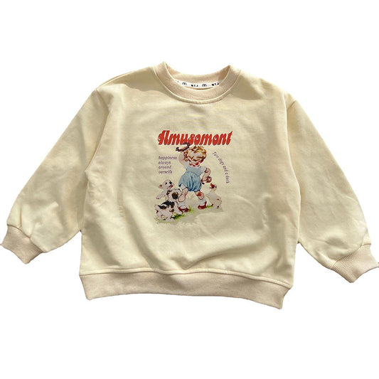 Baby Kid Unisex Cartoon Print Hoodies Sweatshirts