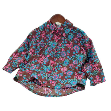 Baby Kid Girls Flower Print Shirts And Solid Color Shorts