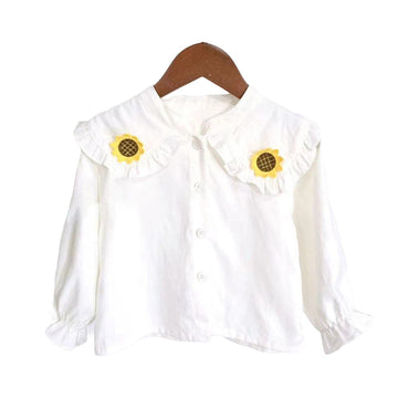 Baby Kid Girls Flower Blouses