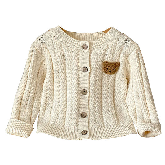 Baby Girls Cartoon Cardigan Knitwear