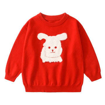 Cute Baby Kid Big Kid Girls Cartoon Sweaters Knitwear