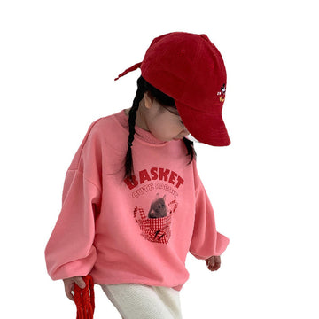 Baby Kid Unisex Letters Rabbit Print Easter Hoodies Sweatshirts