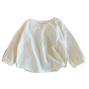 Baby Kid Unisex Solid Color Tops