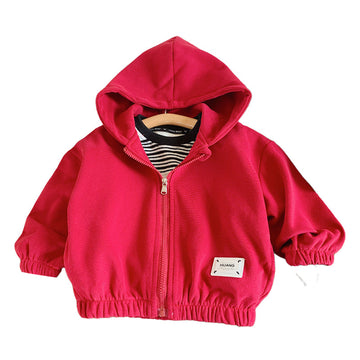 Baby Kid Boys Solid Color Jackets Outwears