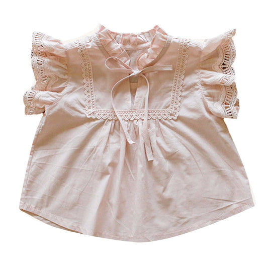 Baby Kid Girls Lace Blouses