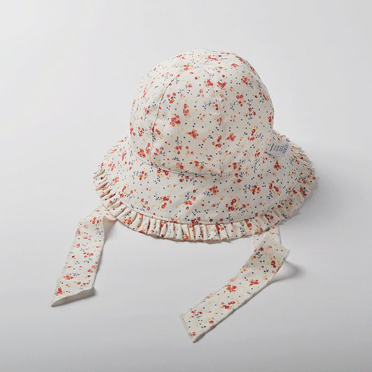 Baby Girls Flower Plant Print Accessories Hats